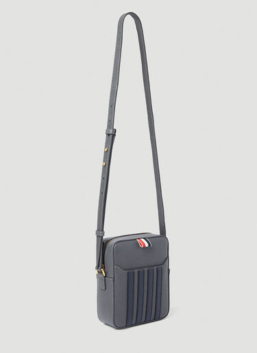 Vertical Camera Crossbody Bag Thom Browne Vertical Camera Crossbody Bag Grey thb0152018