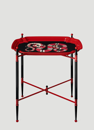 Gucci Circular Kingsnake Table Red wps0638353