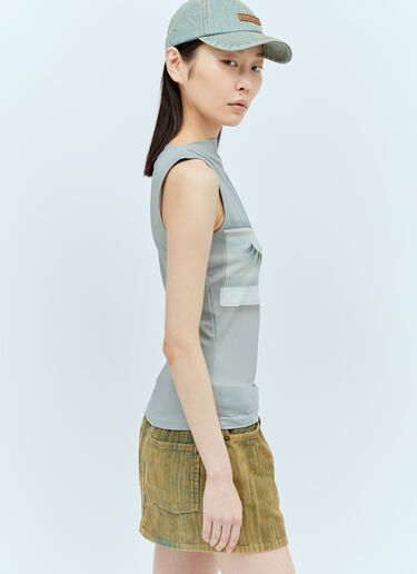 Acne Studios Eyelash Print Top Grey acn0256040