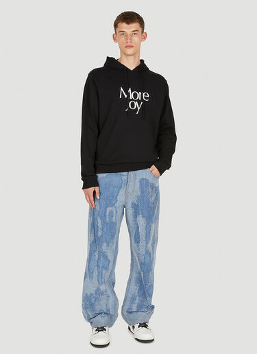 More Joy Logo Print Hooded Sweatshirt Black mjy0349004