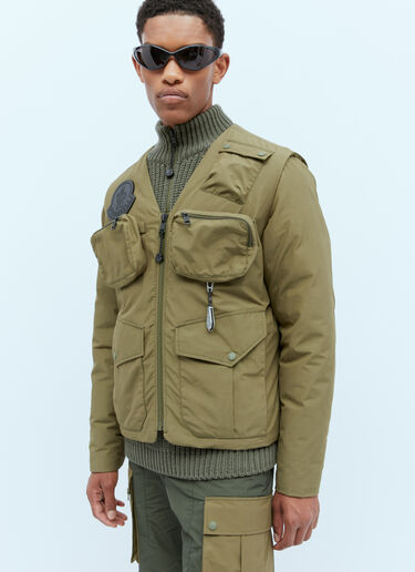 Moncler x Pharrell Williams Maple Down Jacket Khaki mpw0154002