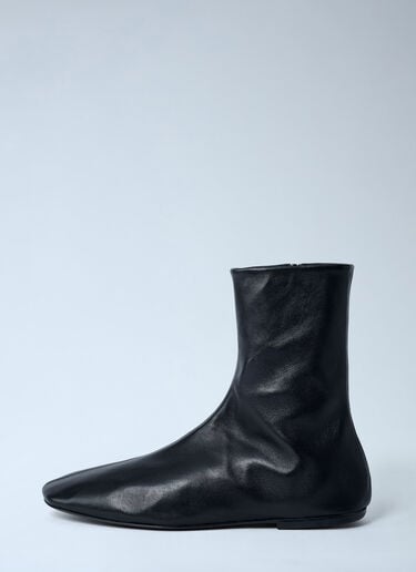 Leather Ankle Boots Dries Van Noten Leather Ankle Boots Black dvn0262029