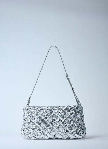 Bottega Veneta Kalimero Cha-Cha Shoulder Bag Silver bov0259074
