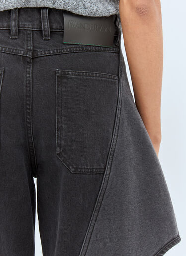 JW Anderson Cropped Sculptural Jeans Grey jwa0258005