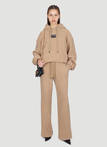 徽标铭牌连帽运动衫  Dolce & Gabbana 徽标铭牌连帽运动衫  米色 dol0254005