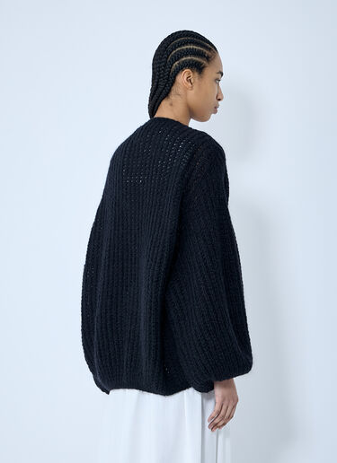 TOTEME Puffed Cardigan Black tot0260027