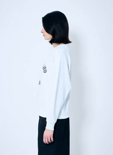 Prada Logo Print Sweatshirt White pra0260011