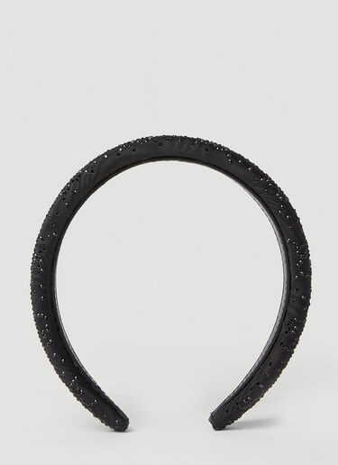 Gucci GG Crystal Headband Black guc0251152
