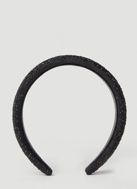 Gucci GG Crystal Headband Black guc0251015