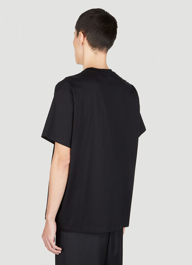 Burberry Logo Patch T-Shirt Black bur0151030
