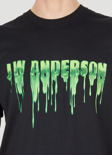JW Anderson Slime 徽标T恤 黑 jwa0149008