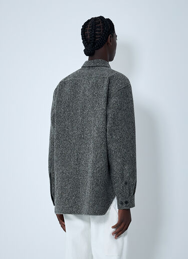 Herringbone Zip Jacket Dries Van Noten Herringbone Zip Jacket Grey dvn0162009