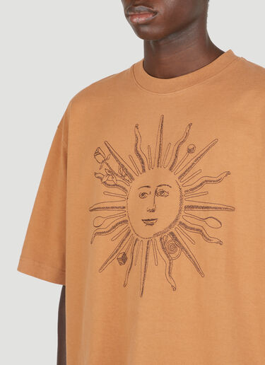 Jacquemus Le Soleil T-Shirt Brown jac0154016