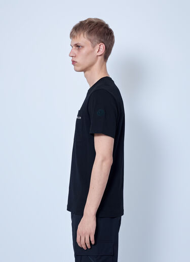 LN-CC® - Moncler: Logo Cotton Jersey T-Shirt - Black Moncler Logo Cotton Jersey T-Shirt Black mon0166023