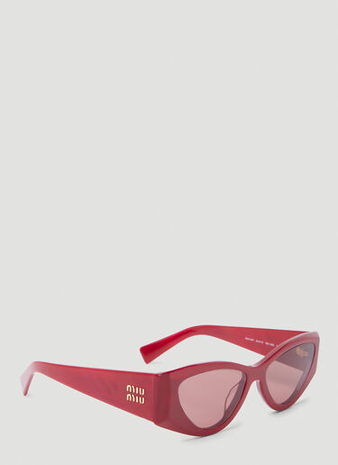 Miu Miu 猫眼形太阳镜 粉色 lmu0253006