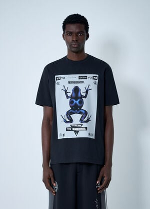 Y-3 X NBHD Logo Motif T-Shirt Black ynb0162007