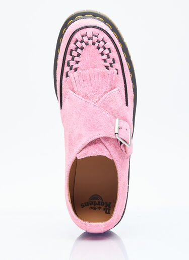 Dr. Martens The Ramsey Monk Kiltie Creeper Shoes Pink drm0156001