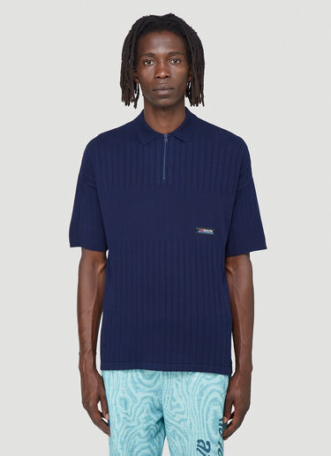 Napa by Martine Rose E-Towan Polo Shirt Blue nap0140010