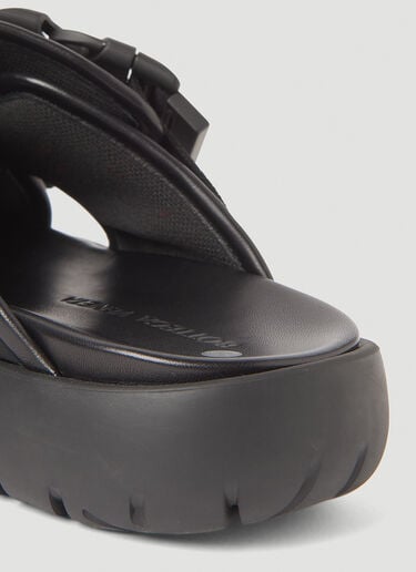 Bottega Veneta Buckle Fastening Sandals Black bov0153017