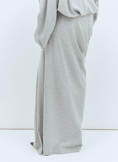Dries Van Noten Jersey Maxi Skirt Grey dvn0258005