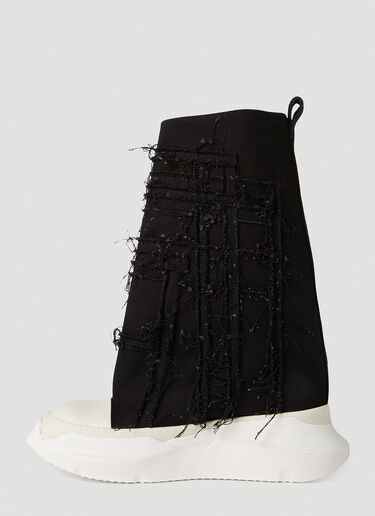 Rick Owens DRKSHDW Slashed Fogachine 靴子 黑色 drk0152017