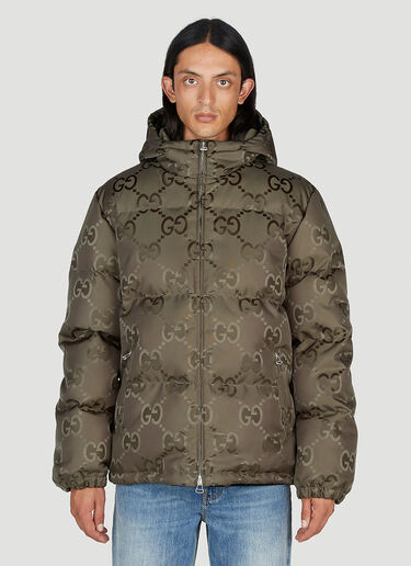 Gucci Jumbo GG Down Jacket Green guc0153038