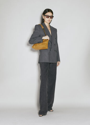 Saint Laurent 小号蓬松单肩包 棕色 sla0254090