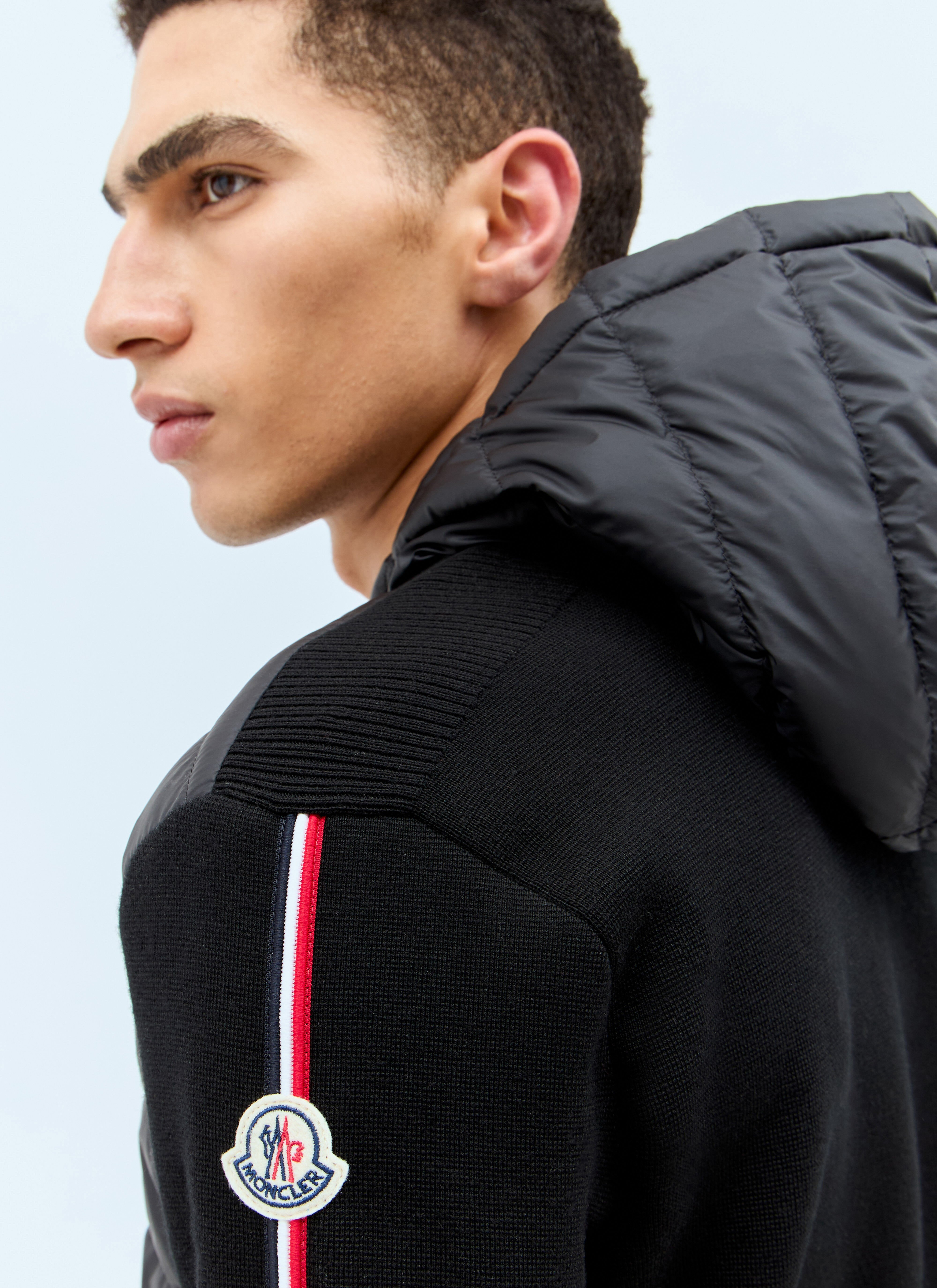 Moncler Men s Padded Zip Up Cardigan in Black LN CC