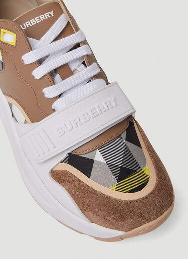 Burberry Ramsey 格纹运动鞋 米色 bur0251082