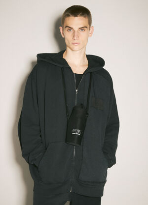 Rick Owens Logo Print Bottle Holder Black ric0159061