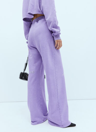 AVAVAV Crystal Embellished Track Pants Purple ava0254006