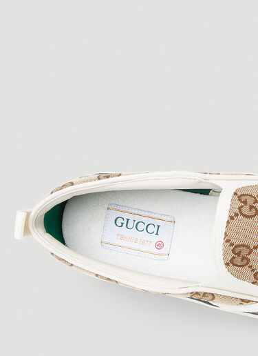 Gucci 1977 Slip-On Sneakers Beige guc0253126