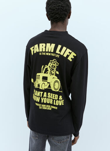 Carne Bollente Farm Life T-Shirt Black cbn0354007