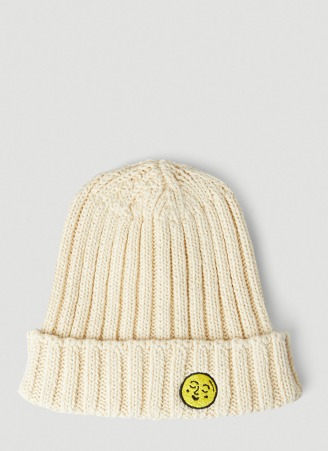 Sky High Farm Chunky Knit Beanie Hat in Cream LN CC