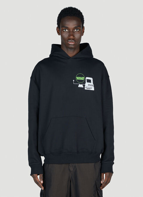 Boiler Room x Umbro Internet Provider Hooded Sweatshirt Black bou0153006