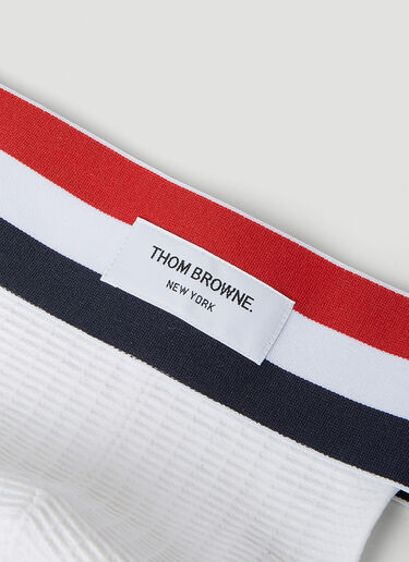 Thom Browne Striped Jock Strap White thb0152001