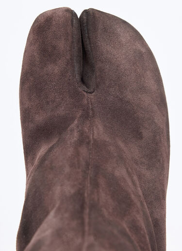 Maison Margiela Tabi Suede Ankle Boots Brown mla0255018