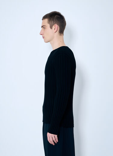 Acne Studios Rib Cotton Sweater Black acn0359001