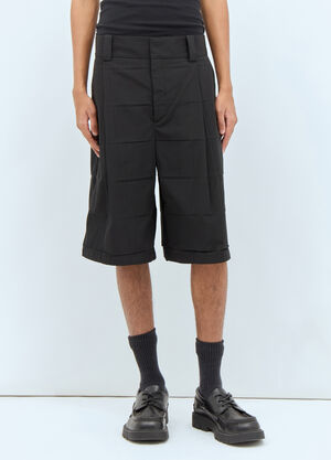 Jacquemus Le Short Navega Plisse Black jac0158001