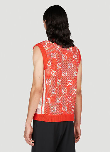 Gucci GG Jacquard Vest Red guc0153036