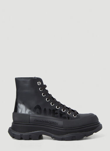 Alexander McQueen Tread Slick Ankle Boots Black amq0246030