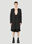 Prada 오픈 칼라 코트 레드 pra0150010