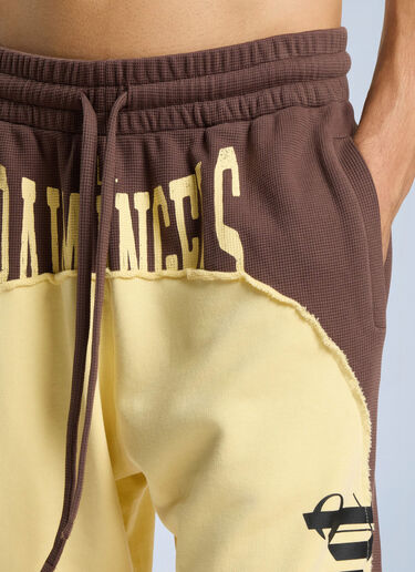 Palm Angels Vintage Logo Loose Sweatpants Brown pma0166252