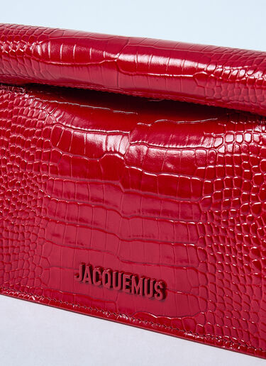 Jacquemus La Pochette Rond Carré Clutch Red jac0260028