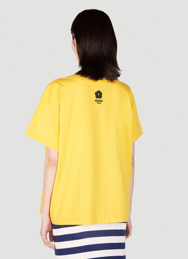 Kenzo Embroidered T-Shirt Yellow knz0252009