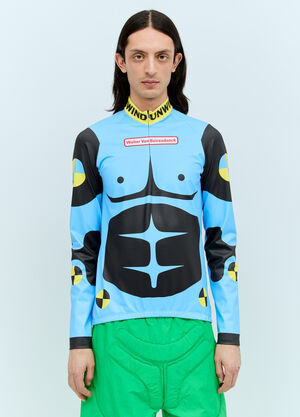 Walter Van Beirendonck Dummy Bike Top Blue wlt0156007