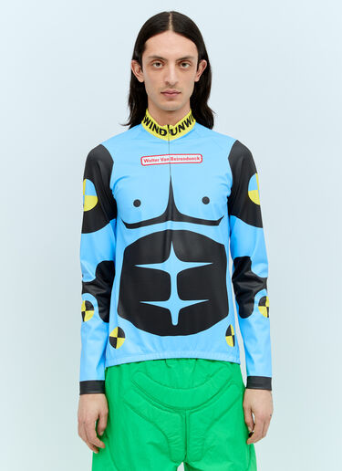 Walter Van Beirendonck Dummy Bike Top Blue wlt0156007