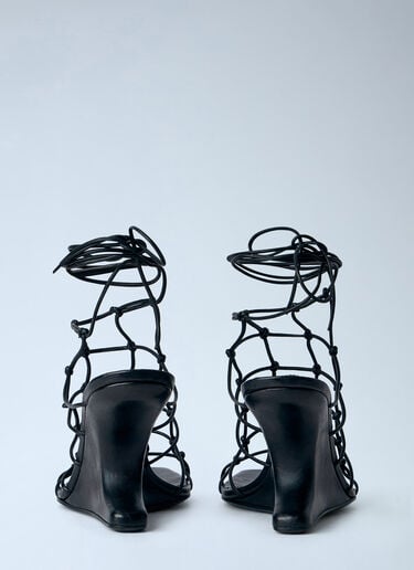 Rick Owens Web Cantilever 8 Sandals Black ric0265037