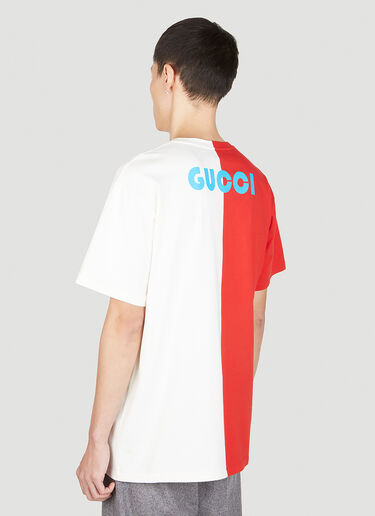 Gucci 바이컬러 T-셔츠 레드 guc0152082
