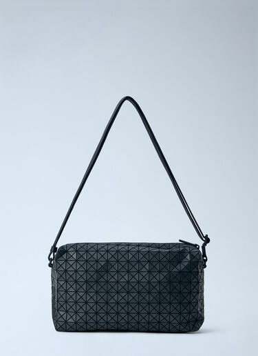 LN-CC® - Bao Bao Issey Miyake: Saddle Crossbody Bag - Black Bao Bao Issey Miyake Saddle Crossbody Bag Black bao0366010